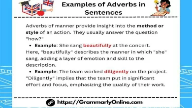 10 Examples of Adverbs in Sentences