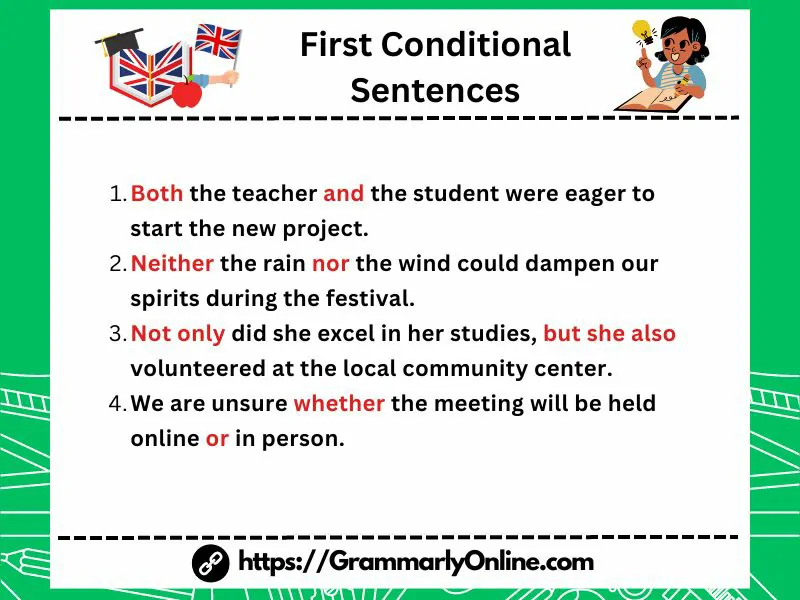 10 Examples of Correlative Conjunction