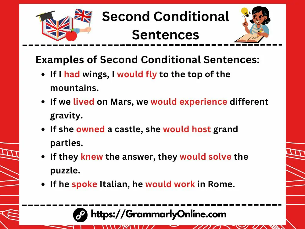 20 Examples of Second Conditional Sentences