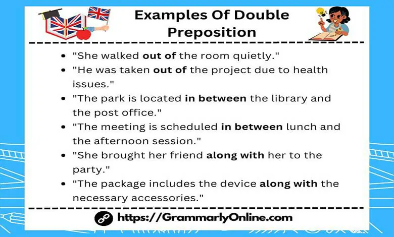 10 Examples Of Double Preposition