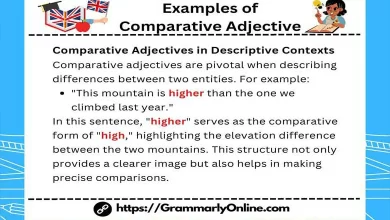 10 Examples of Comparative Adjective Sentences