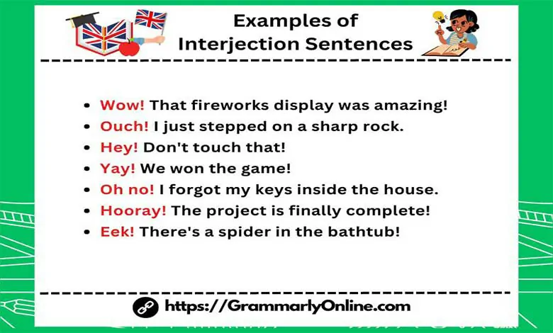 10 Examples of Interjection Sentences