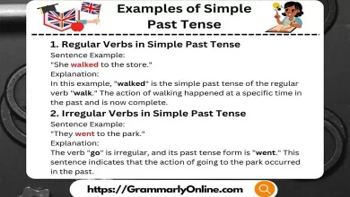 10 Examples of Simple Past Tense Sentences