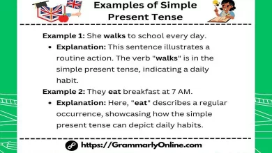 10 Examples of Simple Present Tense In Sentences