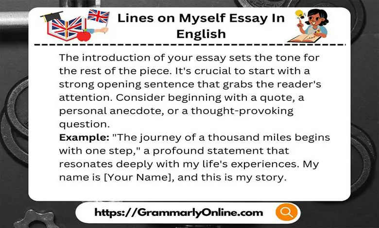 10 Lines on Myself Essay In English