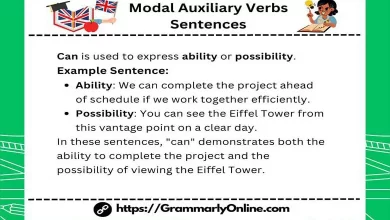 10 Modal Auxiliary Verbs Sentences