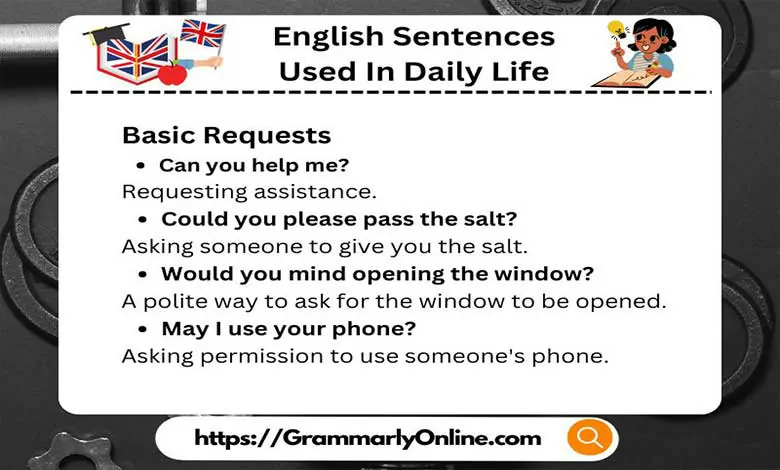 100 English Sentences Used In Daily Life