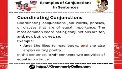 15 Examples of Conjunctions In Sentences