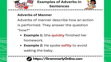 20 Examples of Adverbs In Sentences