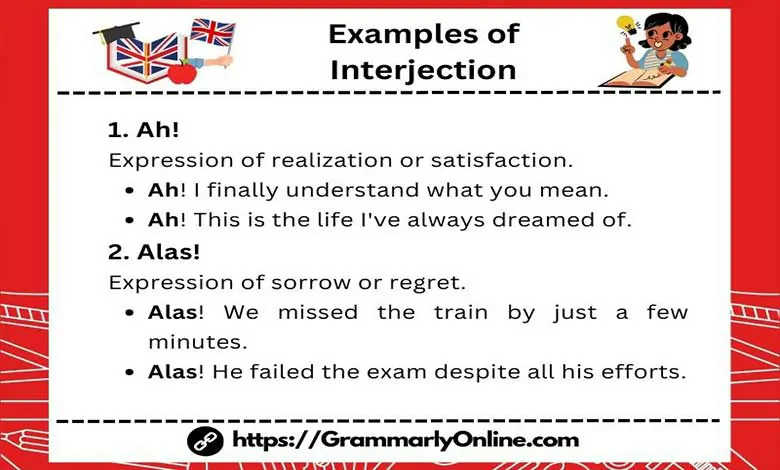 20 Examples of Interjection in Sentences