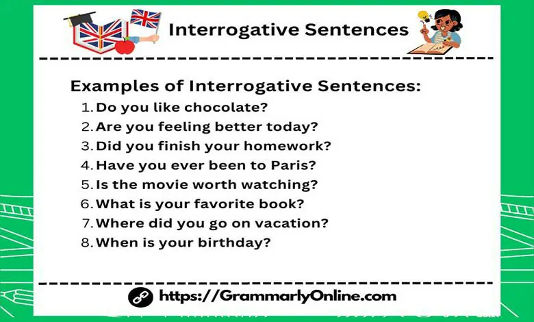 20 Examples of Interrogative Sentence