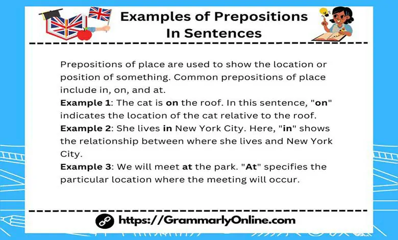 20 Examples of Prepositions In Sentencesc