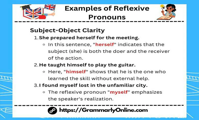 20 Examples of Reflexive Pronouns In Sentences