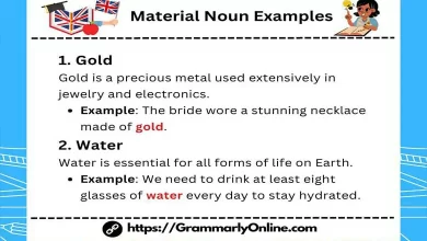 20 Material Noun Examples In Sentences