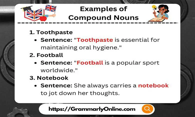 30 Examples of Compound Nouns In Sentences