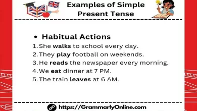 30 Examples of Simple Present Tense In Sentences