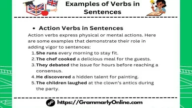 50 Examples of Verbs in Sentences