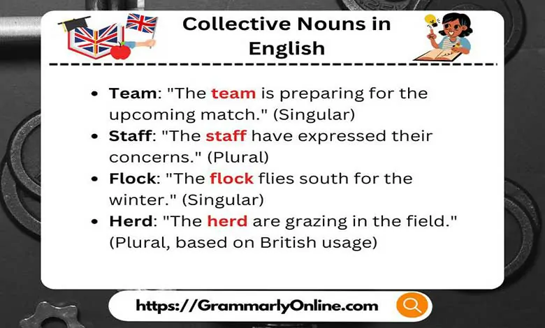 Examples of Collective Nouns in English