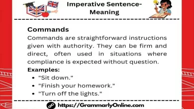 Imperative Sentence-Meaning, Sentences & Examples