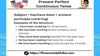 Present Perfect Continuous Tense Rules & Examples