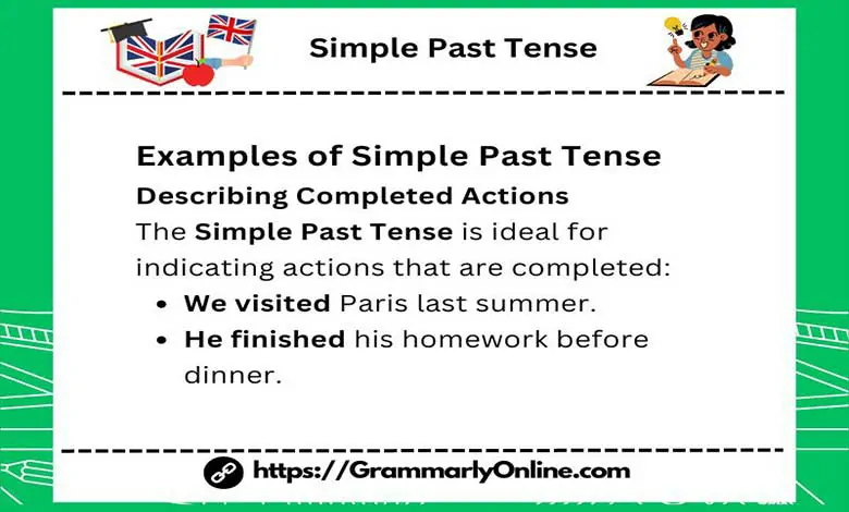 Simple Past Tense: Rules And Examples