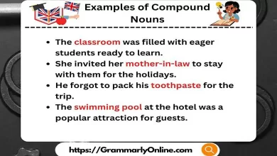 10 Examples of Compound Nouns in A Sentence