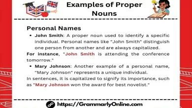 What Are 10 Examples of Proper Nouns