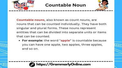 What Is Countable Noun Definition And Examples