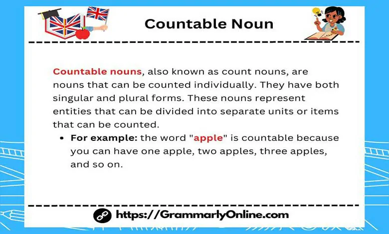 What Is Countable Noun Definition And Examples