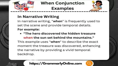 When Conjunction Examples